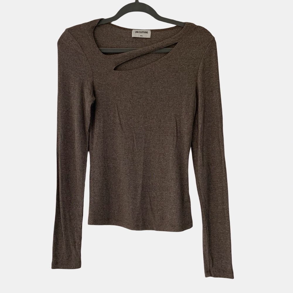 Lna Clothing Cutout Top